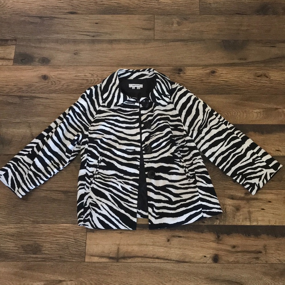 Appraisal zebra print jacket